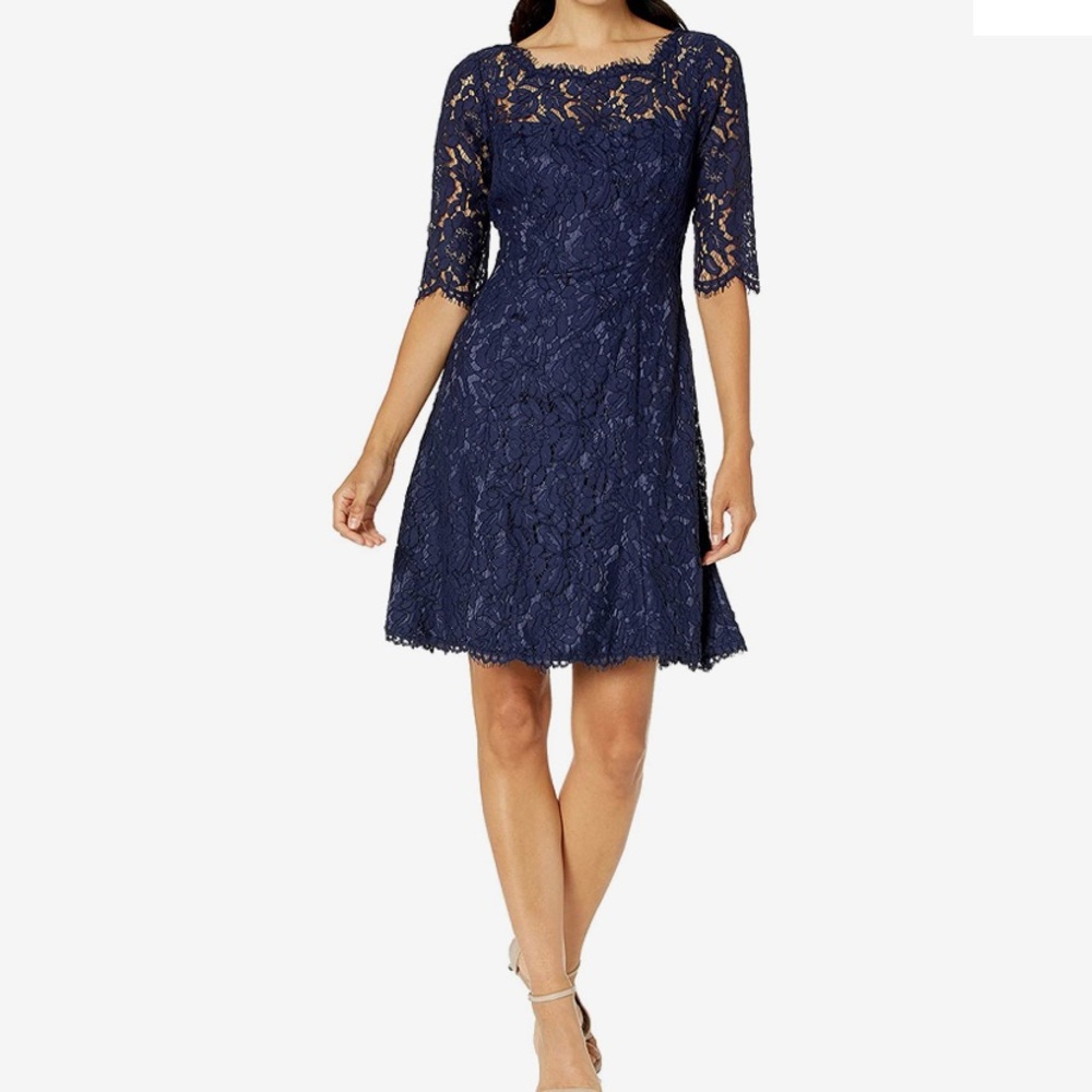 Eliza J lace fit and flare